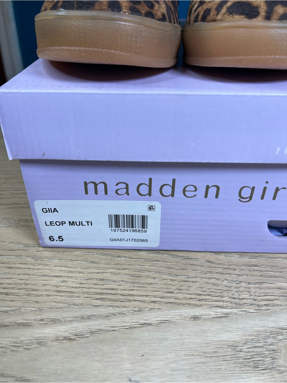 Madden Girl Giia Leopard Print Sneakers Lace Up Casual Shoes Women’s Size 6.5 - Picture 8 of 8